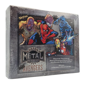 compare product 2024 Upper Deck Marvel Avengers Metal Universe Hobby Box