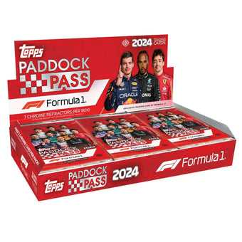 compare product 2024 Topps Paddock Pass F1 Hobby Box