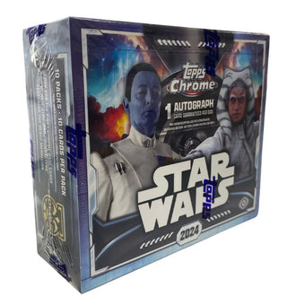 compare product 2024 Topps Star Wars Chrome Hobby Box