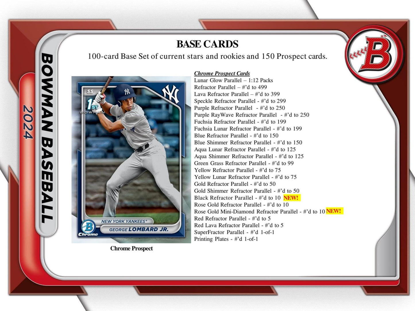 2024 Bowman Baseball Hobby Jumbo Pack