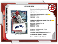2024 Bowman Baseball Hobby Jumbo Pack