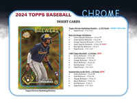 2024 Topps Chrome Baseball Hobby Jumbo Pack