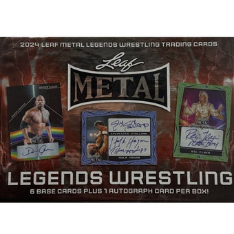 compare product 2024 Leaf Metal Legends Wrestling Hobby Box