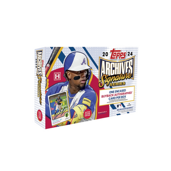 compare product 2024 Topps Archives Signature Series Baseball 20 Box Case