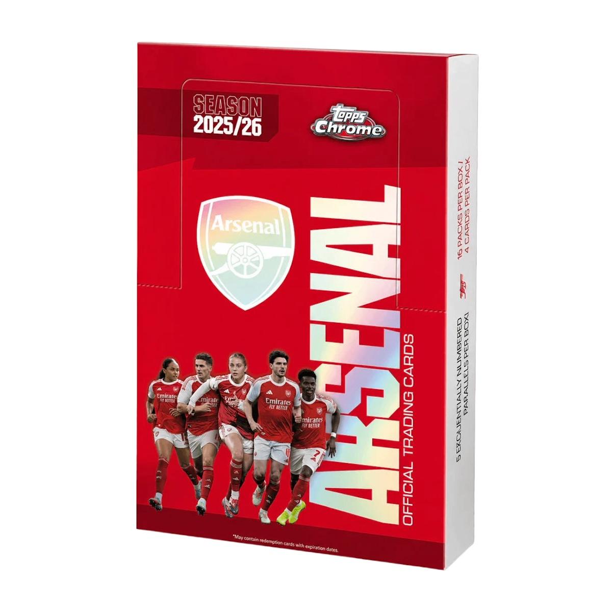 2025/26 Topps Chrome Arsenal Soccer Hobby