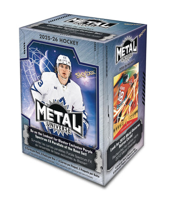 compare product 2025/26 Upper Deck Skybox Metal Universe Hockey Blaster