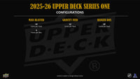 2025/26 Upper Deck Series 1 Hockey 4-Pack Blaster