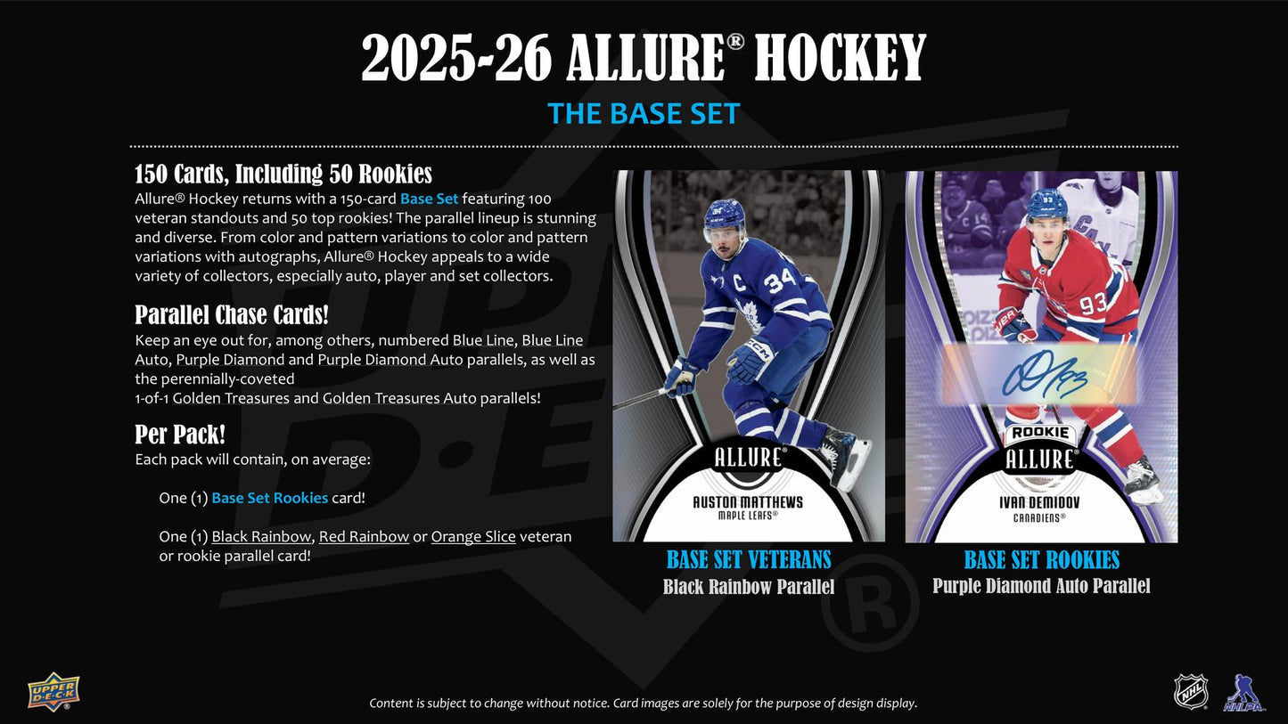 2025/26 Upper Deck Allure Hockey Hobby