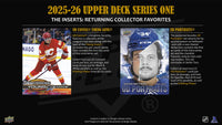 2025/26 Upper Deck Series 1 Hockey Hobby