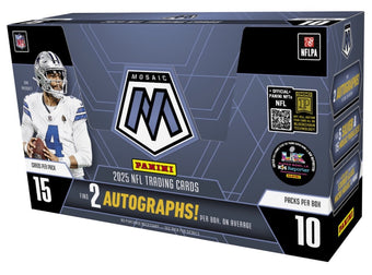 compare product 2025 Panini Mosaic Football Hobby 12 Box Case