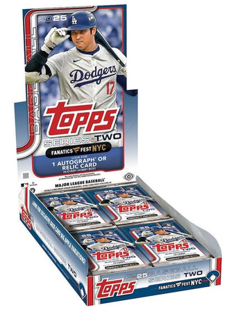 compare product 2025 Topps Series 2 Fanatics Fest NYC Exclusive Baseball Hobby Box