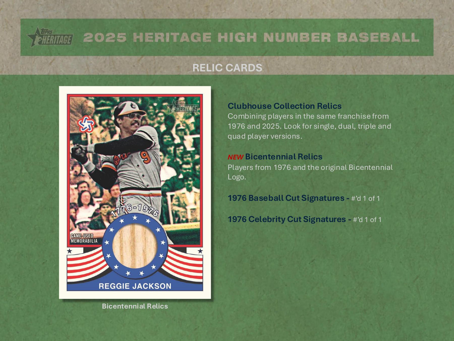 2025 Topps Heritage High Number Baseball Hobby