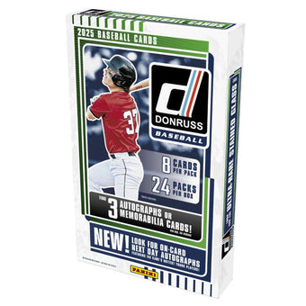 compare product 2025 Panini Donruss Baseball Hobby 16 Box Case
