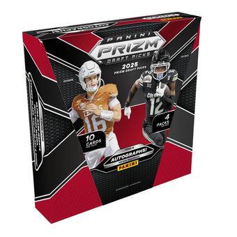 compare product 2025 Panini Prizm Collegiate Draft Football Hobby 16 Box Case