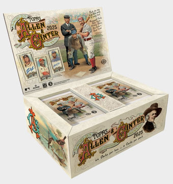 compare product 2025 Topps Allen & Ginter Baseball Hobby 12 Box Case