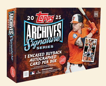 compare product 2025 Topps Archives Signature Series Baseball Hobby Box