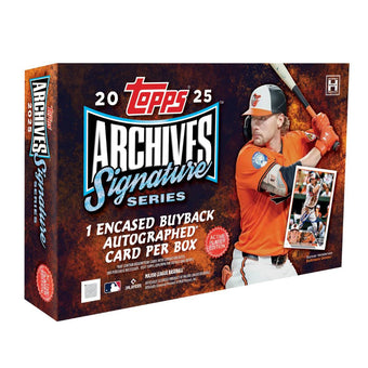 compare product 2025 Topps Archives Signature Series Active Player Edition Baseball Hobby 20 Box Case
