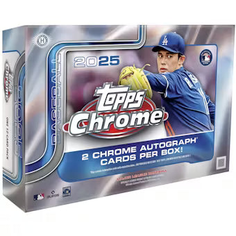 compare product 2025 Topps Chrome Baseball Breaker Delight 6 Box Case