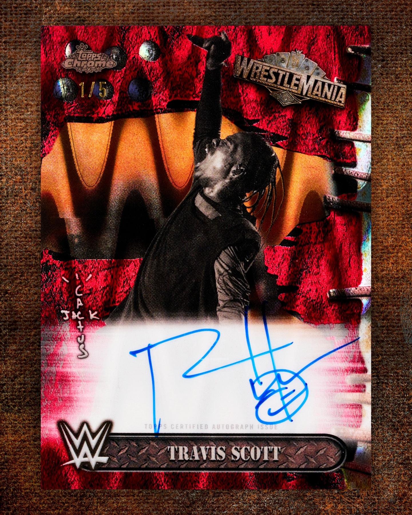 2025 Topps Chrome WWE Cactus Jack x Wrestlemania