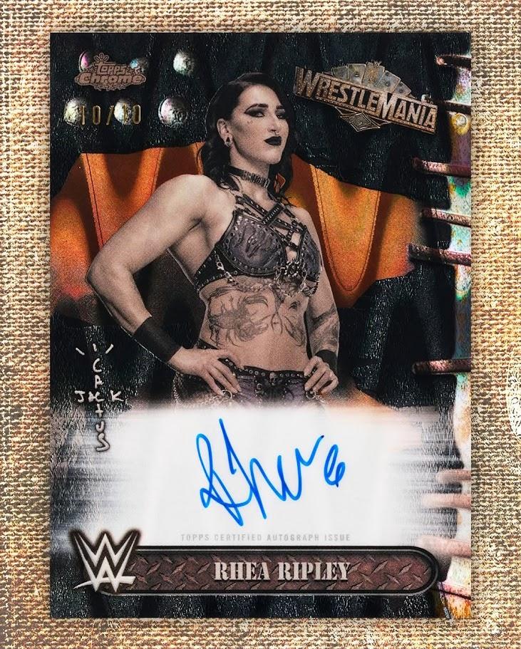 2025 Topps Chrome WWE Cactus Jack x Wrestlemania