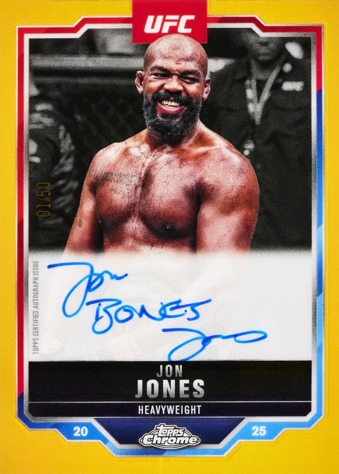 2025 Topps Chrome UFC Sapphire Edition