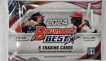 compare product 2024 Bowman's Best Baseball Hobby Pack
