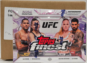 compare product 2024 Topps UFC Finest Hobby Box