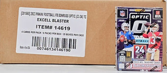 compare product 2023 Panini Donruss Optic Football 6-Pack Blaster (Pink Parallels)