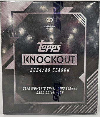 compare product 2024/25 Topps UEFA Women's Champions League Soccer Knockout Hobby Box