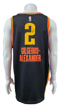 Shai Gilgeous-Alexander Autographed Black City Edition Nike Jersey (Panini)
