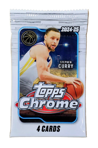 compare product 1x FREE - '24/25 Topps Chrome Basketball Blaster Pack