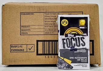 compare product 2025/26 Topps BVB Dortmund Focus Soccer Hobby