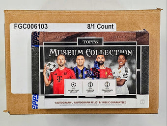 compare product 2024/25 Topps UEFA Club Competitions Museum Collection Soccer Hobby