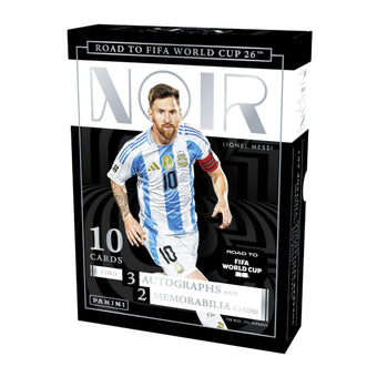 compare product 2025/26 Panini Noir World Cup Soccer Hobby Box