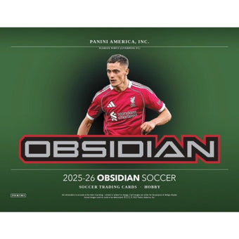 compare product 2025/26 Panini Obsidian Soccer Hobby Box (Presell)