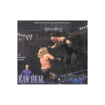 compare product WWE Raw Deal Revolution 3 Judgment Day Booster Box