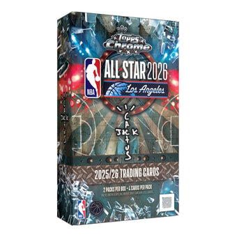 compare product 2025/26 Topps Chrome Cactus Jack Basketball x NBA All-Star Game Box