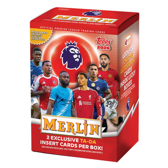 compare product 2025/26 Topps Merlin English Premier League Soccer Blaster Box