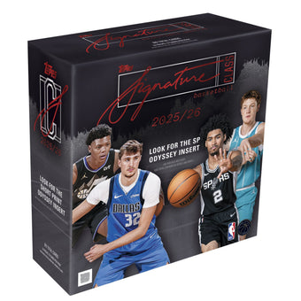 compare product 2025/26 Topps Signature Class Basketball Mega Box