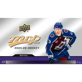 compare product 2025/26 Upper Deck MVP Hockey Hobby Box