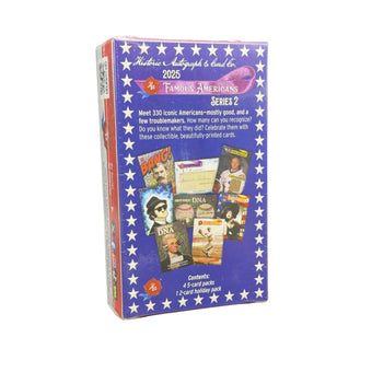 compare product 2025 Historic Autographs Famous Americans Series 2 Hobby Box