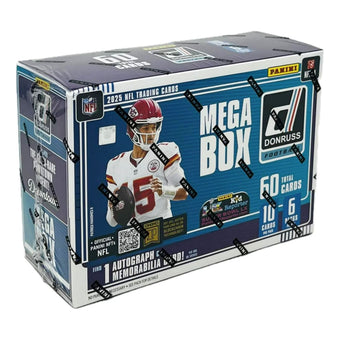 compare product 2025 Panini Donruss Football Hobby Mega Box