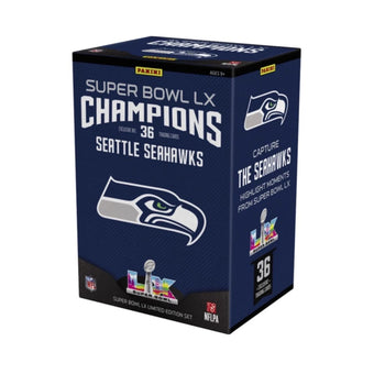 compare product 2025 Panini Seattle Seahawks Super Bowl LX Champions Box Set