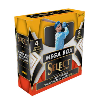 compare product 2025 Panini Select Baseball Mega Box