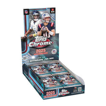 compare product 2025 Topps Chrome Football Hobby Box