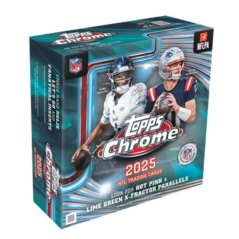 compare product 2025 Topps Chrome Football Mega Box