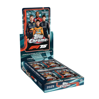 compare product 2025 Topps Chrome Formula 1 Hobby Box
