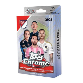 compare product 2025 Topps Chrome MLS Soccer Hanger Box