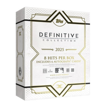 compare product 2025 Topps Definitive Baseball Hobby Box