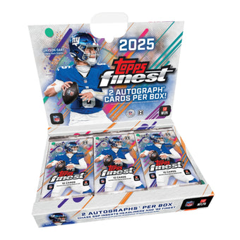 compare product 2025 Topps Finest Football Hobby Box